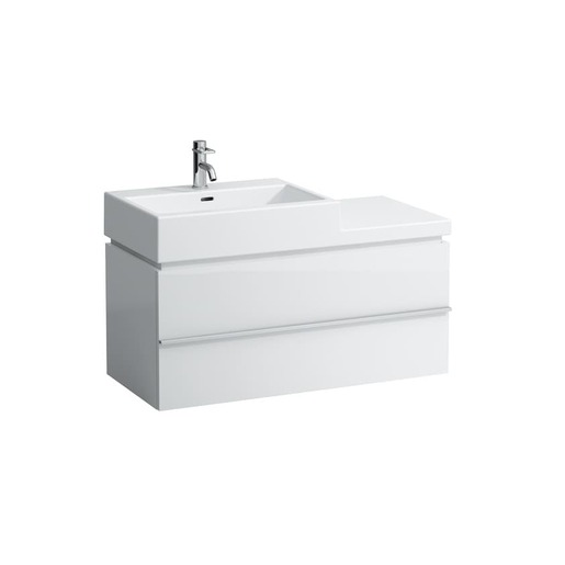 Fürdőszobaszekrény mosdó alá Laufen Case 99x45,7x45,5 cm fehér lesk H4012810754751