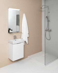 Fürdőszobaszekrény mosdó alá Laufen Case 41,5x53x32,5 cm fehér lesk H4021111102611