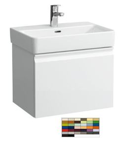 Fürdőszobaszekrény mosdó alá Laufen Laufen Pro 52x39x45 cm multicolor kivitelben H4830340959991