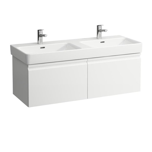 Fürdőszobaszekrény mosdó alá Laufen Laufen PRO S 116x39,5x45 cm fehér mat H4835630964631