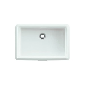Süllyesztett mosdó Laufen Living City 49x36 cm fehér színben fényes felülettel csaptelep nyílás nélkül H8124310001091
