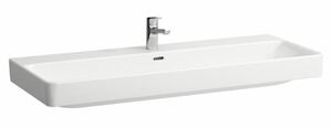 Mosdó Laufen Pro S 120x46 cm fehér színben fényes felülettel középső nyílással H8149650001041
