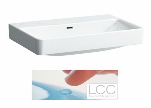 Mosdó Laufen Pro S 70x46,5 cm fehér színben fényes felülettel csaptelep nyílás nélkül H8169674001091