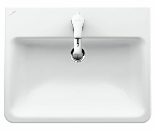 Süllyesztett mosdó Laufen Pro S 56x44 cm fehér színben fényes felülettel középső nyílással H8189634001041