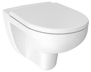 WC hátsó kifolyással öblítési kör nélkül. Kerámia ülőke nélkül Takarékos 3 / 4,5 literes öblítéssel.