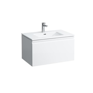 Fürdőszobaszekrény mosdóval Laufen Laufen PRO S 80x44x55 cm fehér lesk H8609644751041