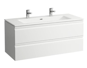 Fürdőszobaszekrény mosdóval Laufen Laufen PRO S 120x54,5x50 cm fehér lesk H8619674751071