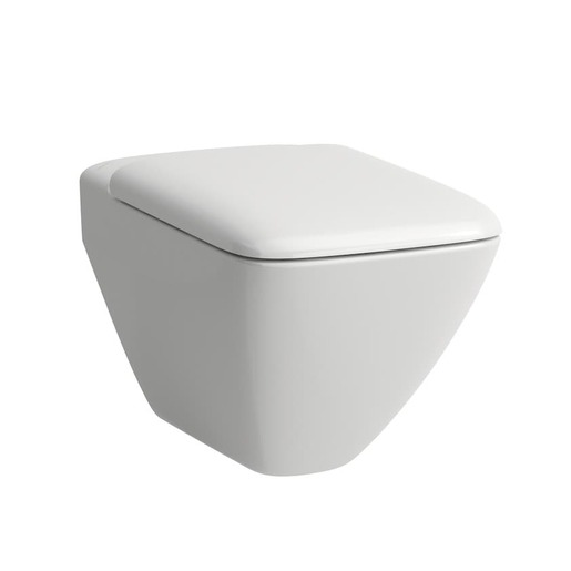 Wc soft close ülőkével Laufen Palomba  fehér színben fényes felülettel  hátsó kifolyással H8667000000001