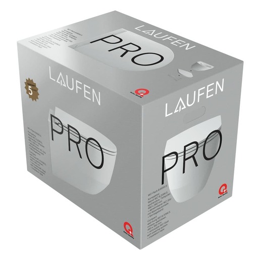 Wc soft close ülőkével Laufen Laufen Pro  fehér színben fényes felülettel  hátsó kifolyással H8669570000001