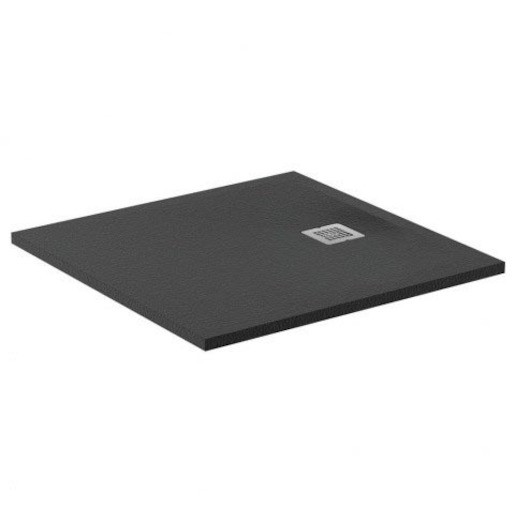 Zuhanytálca négyzet Ideal Standard 90x90 cm öntött márvány fekete K8215FV