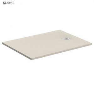 Zuhanytálca négyszögletes Ideal Standard 100x90 cm öntött márvány homokszín K8220FT