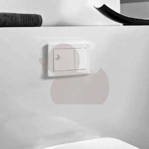 Fali WC szett falra szerelhető Tece TECEbox  fehér színben  hátsó kifolyással KMPLONOVO