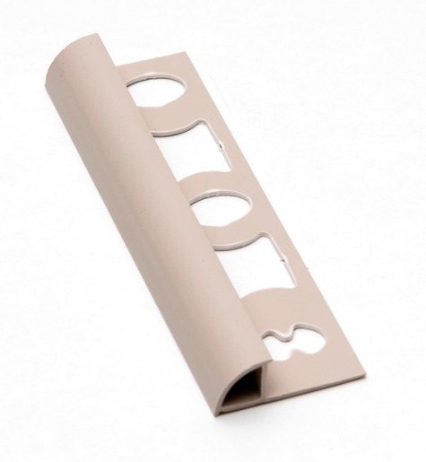 Élvédő Profil PVC lekerekített bahama, hosszúság 250 cm, magasság 10 mm, L102501