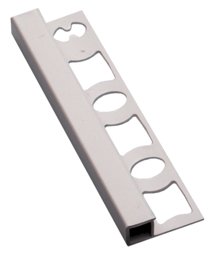 Élvédő Profil szögletes PVC fehér, hosszúság 250 cm, magasság 8 mm, LH8250