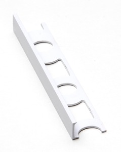 Élvédő Profil L PVC fehér, hosszúság 250 cm, magasság 10 mm, LL10250