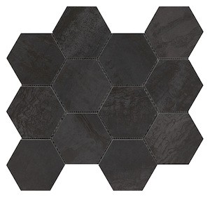 Mozaik Sintesi Met Arch dark 30x34 cm matt MA12466