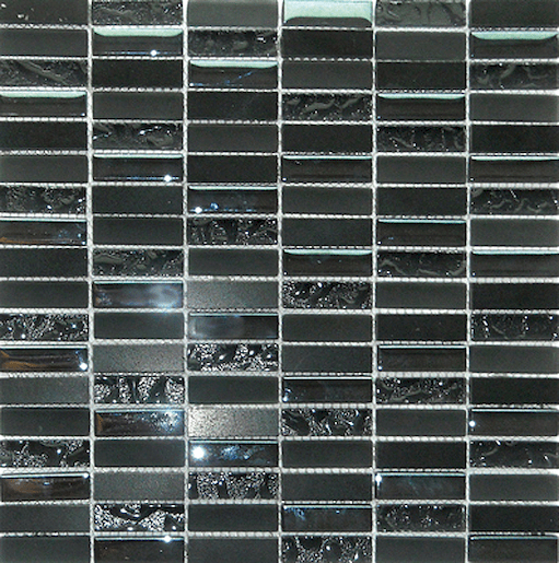 Mozaik Fineza Magic black 30x30 cm fényes MAGICMOSBK