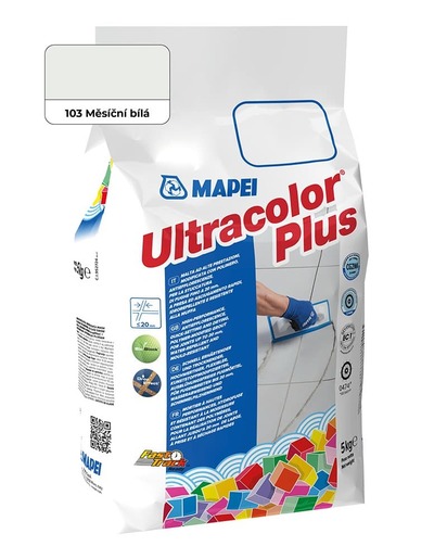 Fugázó anyag Mapei Ultracolor Plus hold fehér 5 kg CG2WA MAPU103