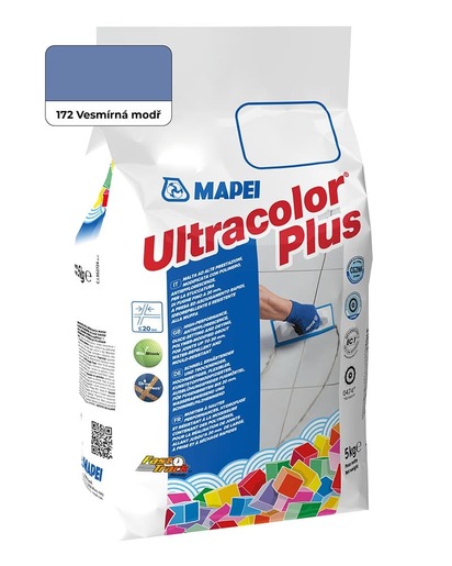 Fugázó anyag Mapei Ultracolor Plus tér kék 5 kg CG2WA MAPU172