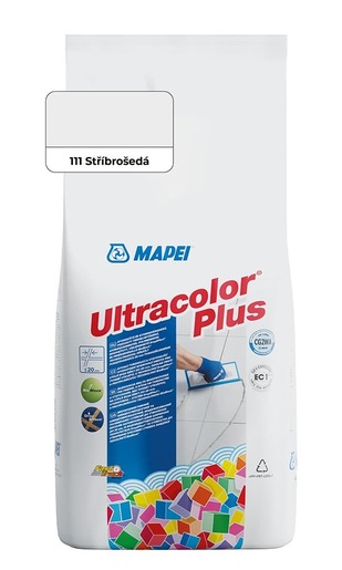 Fugázó anyag Mapei Ultracolor Plus ezüstszürke 2 kg CG2WA MAPU2111