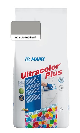 Fugázó anyag Mapei Ultracolor Plus közepesen szürke 2 kg CG2WA MAPU2112