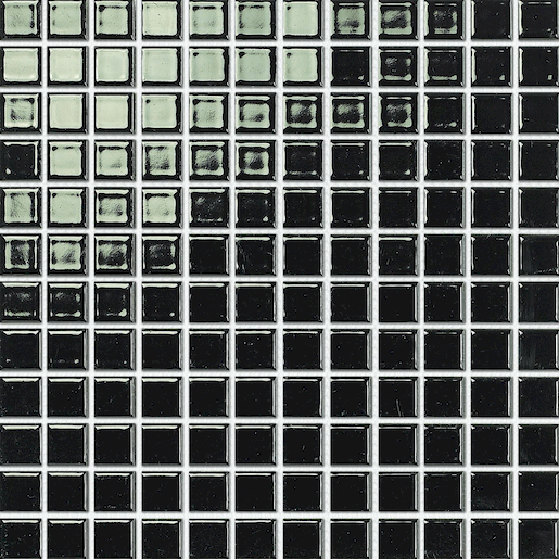 Kerámia mozaik Premium Mosaic fekete 30x30 cm fényes MOS23BK