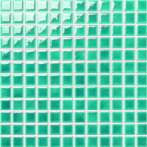 Kerámia mozaik Premium Mosaic light green 30x30 cm fényes MOS23LGR
