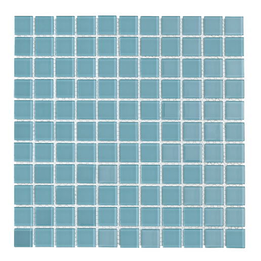 Üvegmozaik Premium Mosaic turquoise 30x30 cm fényes MOS25TU
