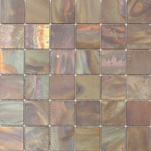 Réz mozaik Premium Mosaic metallic brown 30x30 cm matt MOS4848CO