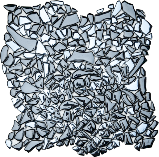 Üvegmozaik Premium Mosaic fekete 30x30 cm fényes MOSBKP