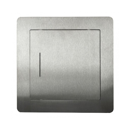 Felülvizsgálati ajtó Haco rozsdamentes acél 22,4x1,5 cm NDE2020