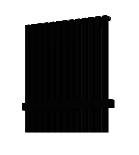 Radiátor fogantyú Isan fekete 46,2 cm O15MN5115
