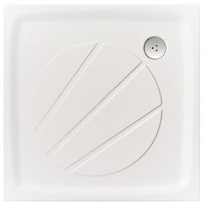 Zuhanytálca négyzet Ravak 100x100 cm öntött márvány fehér XA03AA01010