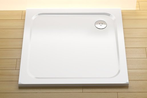Zuhanytálca négyzet Ravak 80x80 cm öntött márvány fehér XA044401010