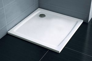 Zuhanytálca négyzet Ravak 80x80 cm öntött márvány fehér XA034411010