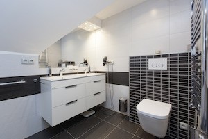 Fürdőszobaszekrény mosdóval Jika Plan 120x62,2x44,1 cm fehér PLAN120ZBI