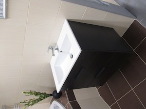Fürdőszobaszekrény mosdóval Jika Plan 65x62,2x44,1 cm tölgyfa PLAN65ZTD