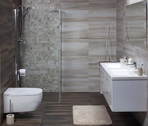 Fürdőszobaszőnyeg Optima 60x90 cm világos bézs PRED102
