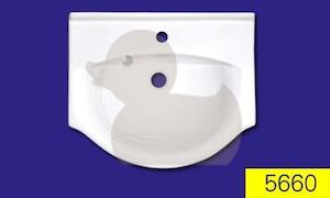 Fürdőszobaszekrény mosdóval Keramia Pro 60x85x50 cm fehér lesk PRO60DV