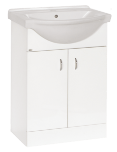 Fürdőszobaszekrény mosdóval Multi Pro 61x85x50 cm fehér lesk PRO60SOKL