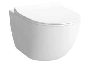 Wc falra szerelhető VitrA Shift  fehér színben fényes felülettel  hátsó kifolyással RN010