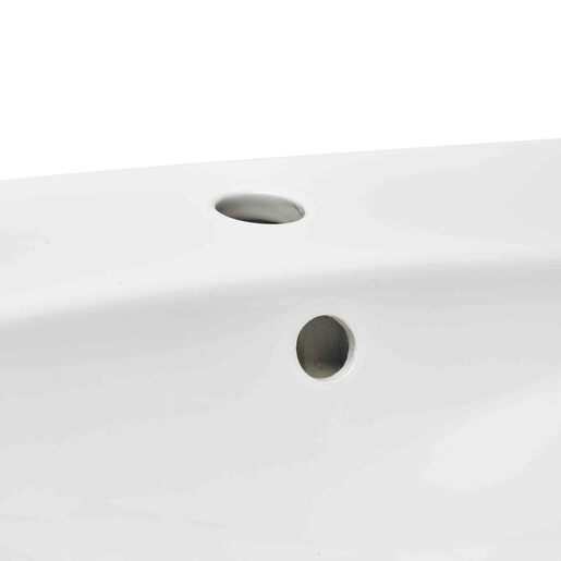 Mosdó SAT Brevis 50,5x40 cm fehér színben középső nyílással SATBRE5040S