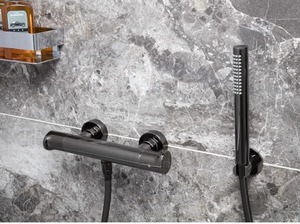 Zuhany csaptelep SAT DARK zuhanyszett nélkül PVD Gun Metal SATBSDA268