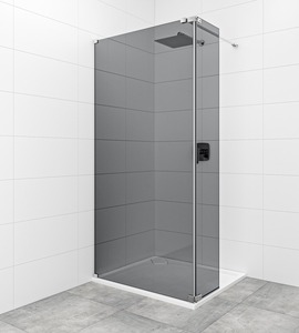 Walk-in zuhanyparaván / ajtó 140 cm SAT Walk-In SATBWI140KSROZPA