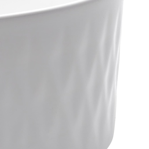 Mosdó lapra SAT Infinitio 36x36 cm fehér színben fényes felülettel csaptelep nyílás nélkül SATINF3636