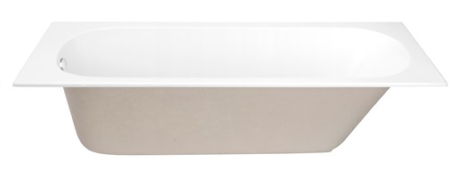 Téglalap alakú kád SAT Mika Plus 150x70 cm akrilát bal és jobb is SATMIKA1500PLUS