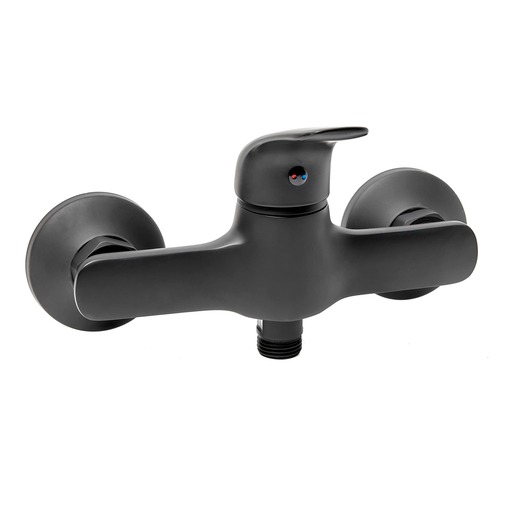 Zuhany csaptelep S-Line Pro zuhanyszett nélkül 150 mm fekete SIKOBSLPRO268C