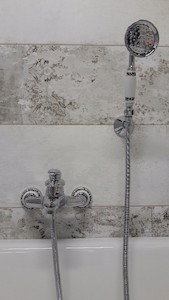 Kád csaptelep WF Provence zuhanyszettel együtt 150 mm króm SIKOBWFL223