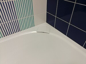 Zuhanytálca négyszögletes SAT 100x90 cm öntött márvány fehér SIKOLIMCC10090