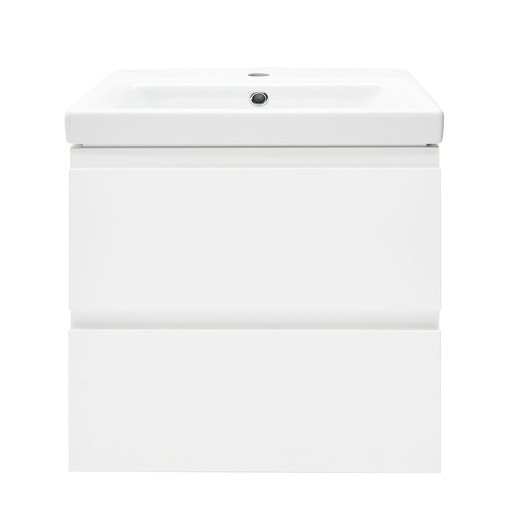 Fürdőszobaszekrény mosdóval Cersanit Dormo 50x63x34,5 cm fehér lesk SIKONCMO006BL